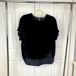 MADEWELL Velvet Black Shirt